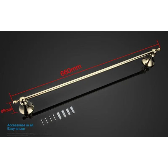 Полотенцедержатель Gappo G1401, цвет золото - фото 6