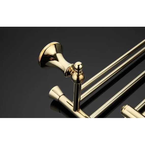 Полка для полотенец Gappo G1424, цвет золото - фото 4