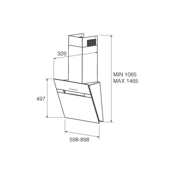Вытяжка JET AIR BONNY BL 60 A - фото 3