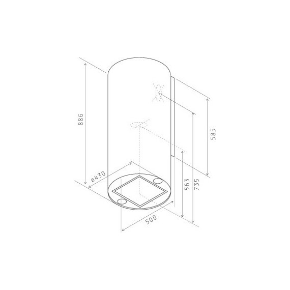 Вытяжка JET AIR PIPE BL/A/43 - фото 3