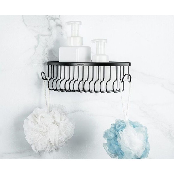 Полка угловая Gappo G331, цвет чёрный - фото 2