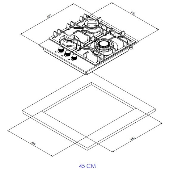 Газовая варочная поверхность Zigmund & Shtain G 15.4 S - фото 5