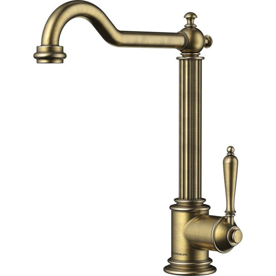 Смеситель для кухни Omoikiri Toshima AB 4994324, античная латунь - фото 