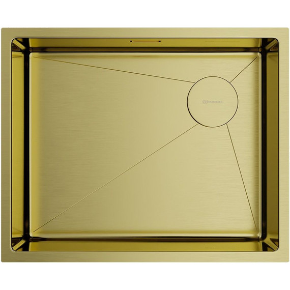 Мойка кухонная Omoikiri Taki 54-U/IF SIDE SF LG 1,2 мм 4997092, светлое золото, Цвет производителя: светлое золото - фото 