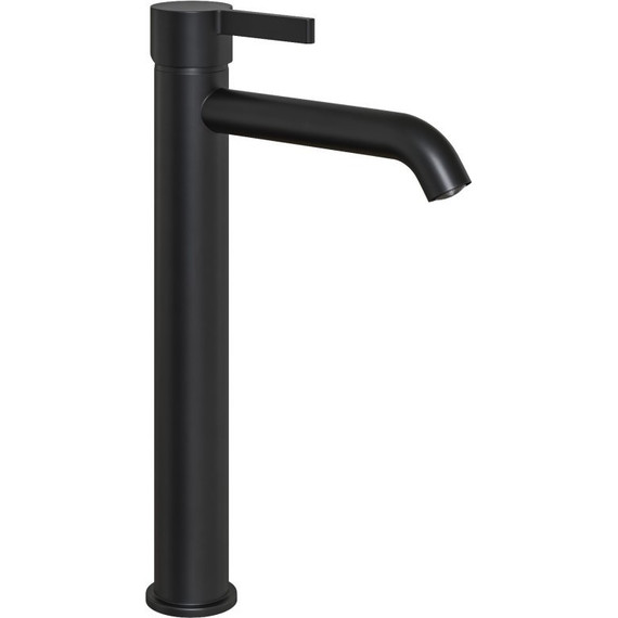 Смеситель для раковины высокий Paini Brera 74PZ205OLL, черный матовый - фото 