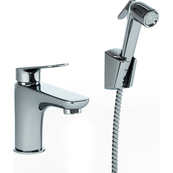 Смеситель для раковины с гигиеническим душем Paini Laguna LACR205/574 - фото 