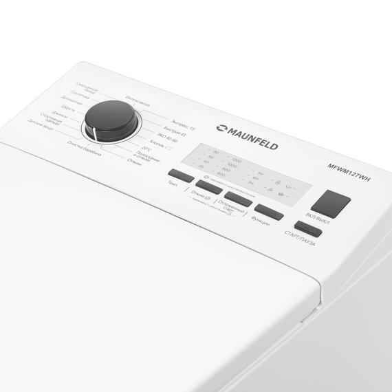 Стиральная машина с вертикальной загрузкой Maunfeld MFWM127WH - фото 9