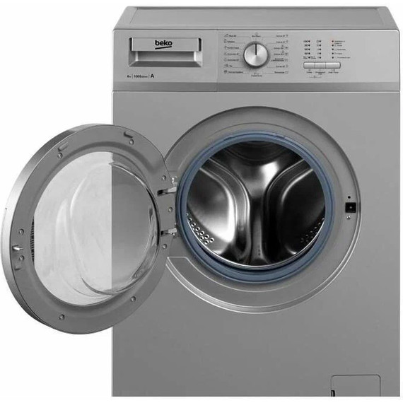 Стиральная машина Beko WRE 65P1 BSS, цвет серый - фото 5