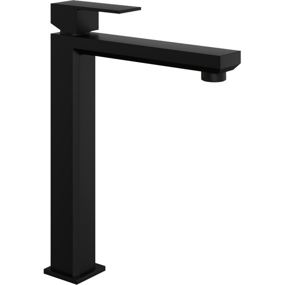 Смеситель для раковины высокий Paini Grazia 21PZ205LL, черный матовый - фото 