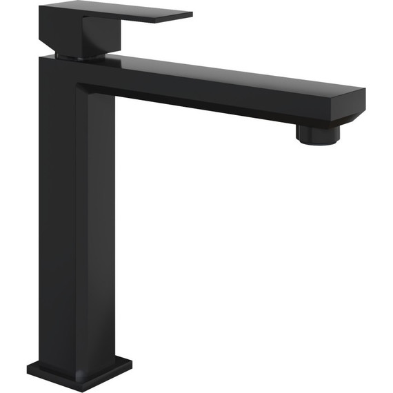 Смеситель для раковины высокий Paini Grazia 21PZ205M, черный матовый - фото 