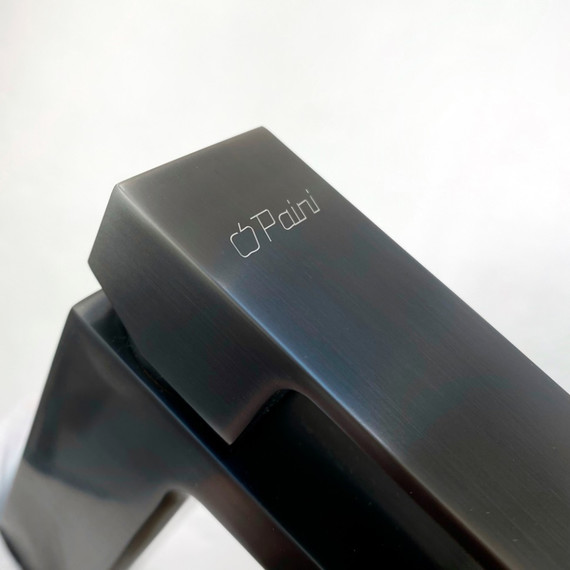 Смеситель для раковины высокий Paini Grazia 21PZ205M, черный матовый - фото 5