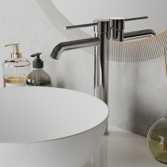 Смеситель для раковины высокий Paini Cox 78CR205OLL - фото 2