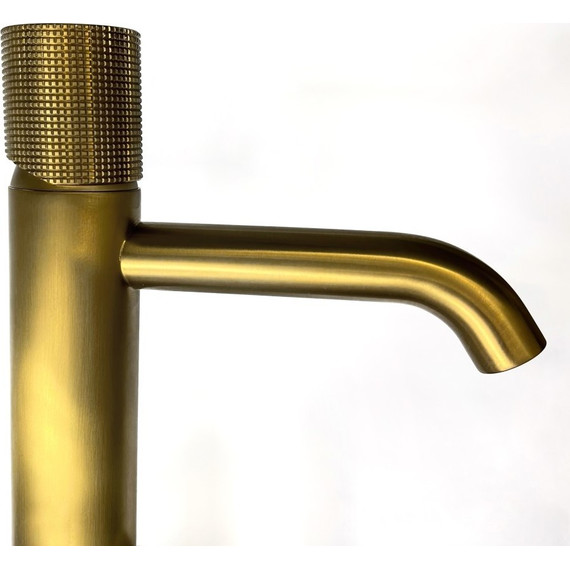 Смеситель для раковины Paini Cox Grip 7GPJ205O, золото матовое - фото 4