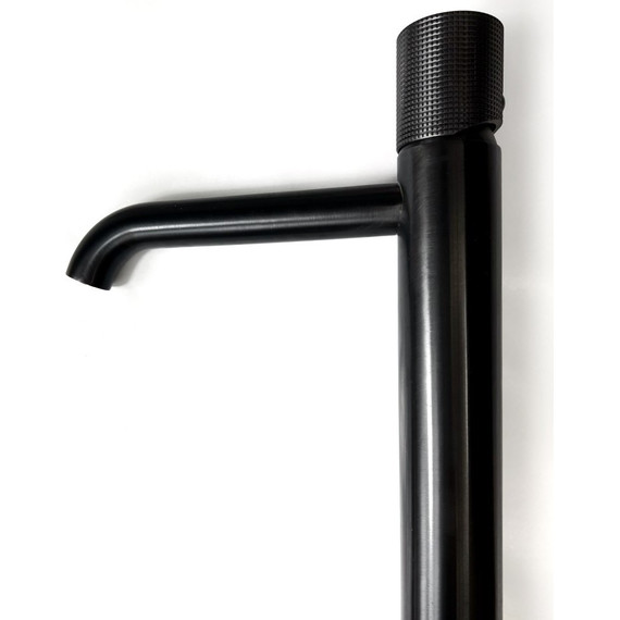 Смеситель для раковины высокий Paini Cox Grip 7GPZ205OLL, черный матовый - фото 5