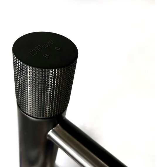 Смеситель для раковины Paini Cox Grip 7GPZ205O, черный матовый - фото 3