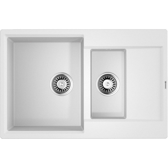 Кухонная мойка Omoikiri Daisen 78-2T WH 4993530, белый, Цвет производителя: белый - фото 