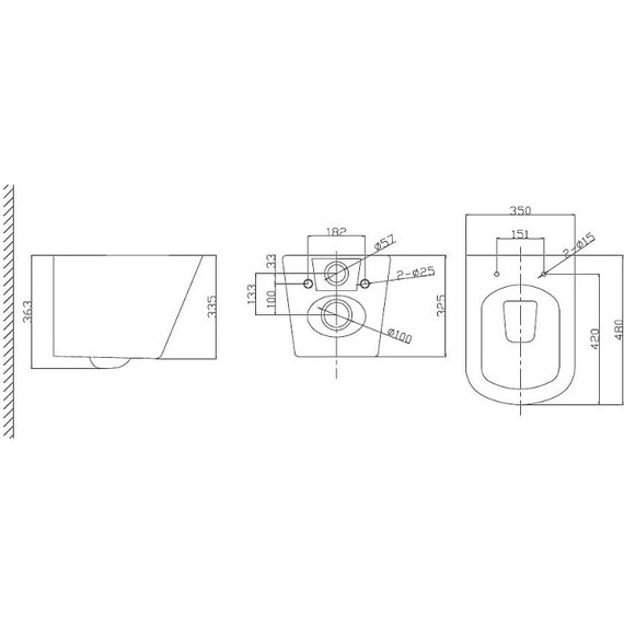 Инсталляция Ideal Standard Prosys Eco Frame M с подвесным безободковым унитазом Taliente Correto CR25200 - фото 7