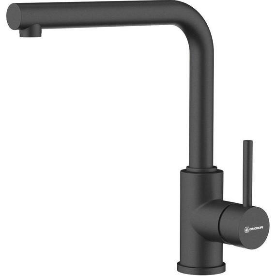 Смеситель для кухни Omoikiri Nakagawa BL-P 4974307, чёрный - фото 