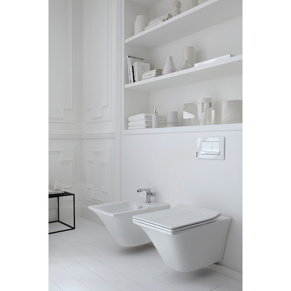 Унитаз подвесной безободковый Jacob Delafon Grands Boulevards EDW102-00 - фото 5