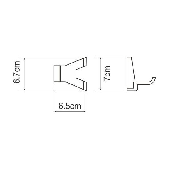 Двойной крючок WasserKraft Lopau K-6023D - фото 4