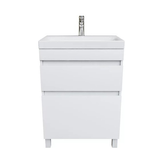 Тумба напольная с раковиной Iddis Zodiac 60 см ZOD6CBFi95K, белый матовый - фото 2