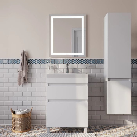 Тумба напольная с раковиной Iddis Zodiac 60 см ZOD6CBFi95K, белый матовый - фото 4