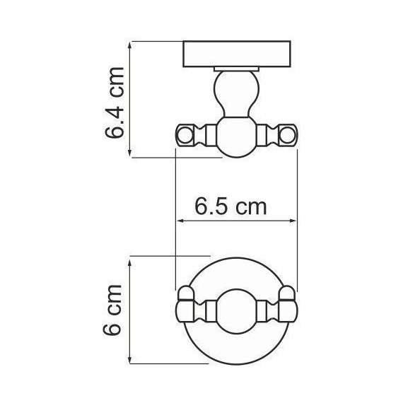 Двойной крючок WasserKraft Aland K-8523D - фото 4