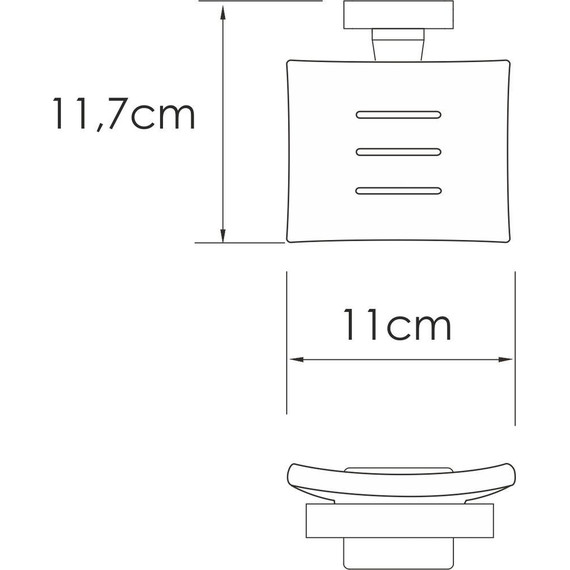 Мыльница WasserKraft Rhin K-8729, цвет никель - фото 3