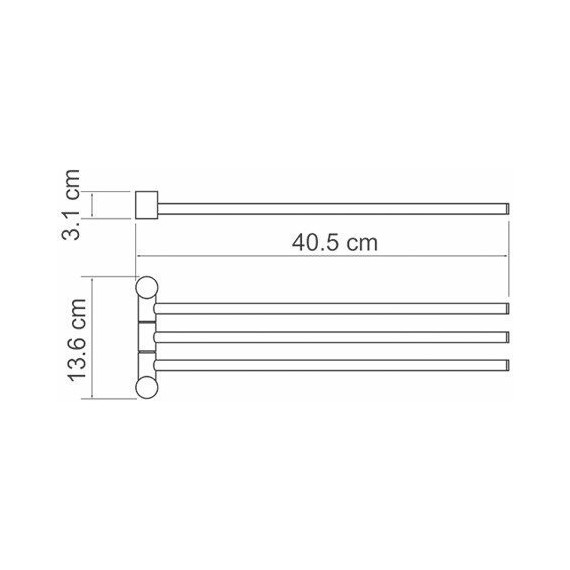 Держатель для полотенец WasserKraft K-1033 - фото 3