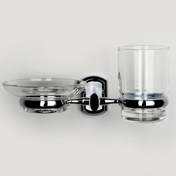 Стакан для зубных щеток с мыльницей WasserKraft Oder K-3026 - фото 2