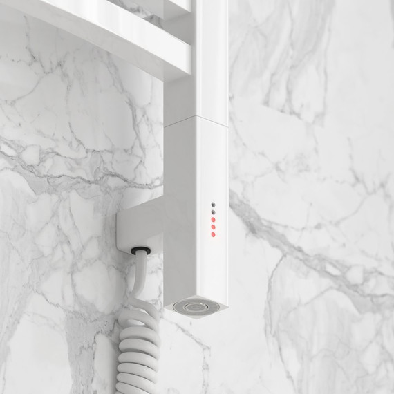 Полотенцесушитель электрический Сунержа Аркус 3.0 П16 1000x600 мм 12-5705-1060 R, белый - фото 3