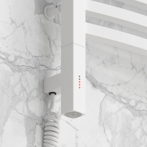 Полотенцесушитель электрический Сунержа Аркус 3.0 П16 1000x600 мм 30-5704-1060 L, белый матовый - фото 3