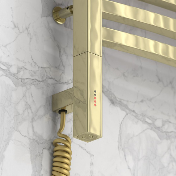 Полотенцесушитель электрический Сунержа Аркус 3.0 П15 800x600 мм 020-5704-8060 L, шампань - фото 3