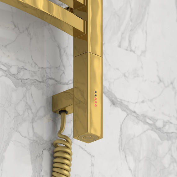 Полотенцесушитель электрический Сунержа Аркус 3.0 П15 800x600 мм 03-5705-8060 R, золото - фото 3