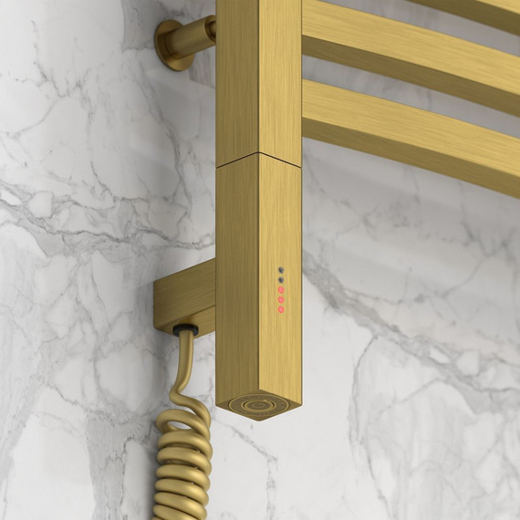 Полотенцесушитель электрический Сунержа Аркус 3.0 П20 1200x600 мм 051-5704-1260 L, состаренная латунь - фото 3