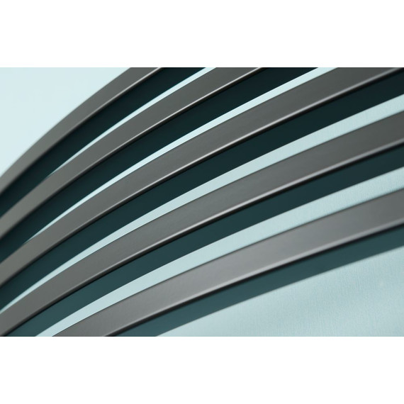 Полотенцесушитель электрический Сунержа Аркус 3.0 П20 1200x600 мм 31-5704-1260 L, чёрный матовый - фото 7