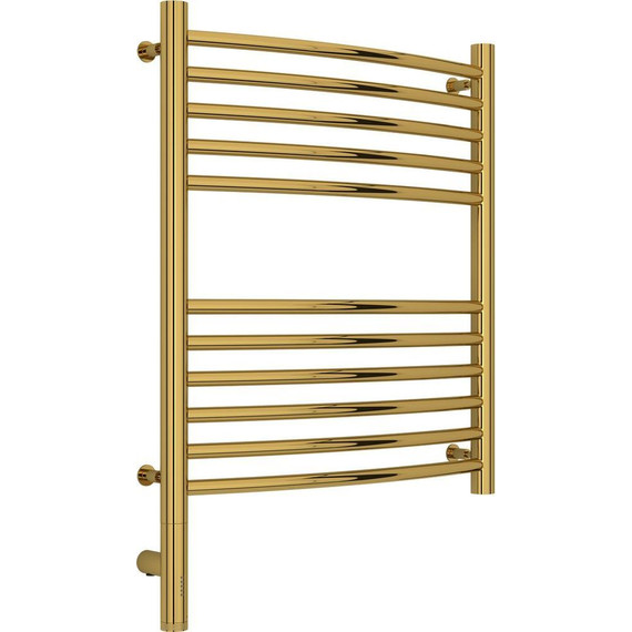 Полотенцесушитель электрический Сунержа Богема 3.0 П11 600x500 мм (выгнутая перемычка) 03-5802-6050 L, золото - фото 