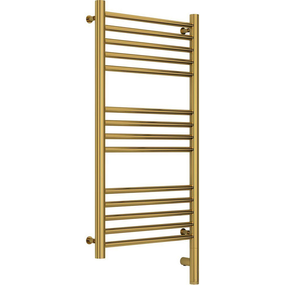 Полотенцесушитель электрический Сунержа Богема 3.0 П14 800x400 мм (прямая перемычка) 03-5805-8040 R, золото - фото 