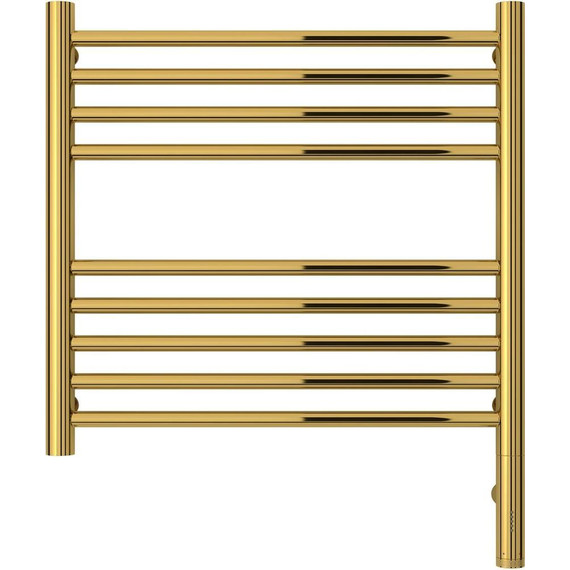Полотенцесушитель электрический Сунержа Богема 3.0 П9 500x500 мм (прямая перемычка) 03-5805-5050 R, золото - фото 2