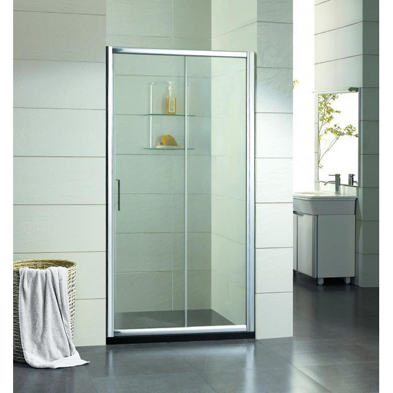 Душевая дверь Bravat Drop 120 см, BD120.4100A, хром/прозрачное - фото 3