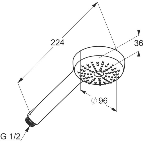 Ручной душ Kludi Logo 6810005-00 - фото 5