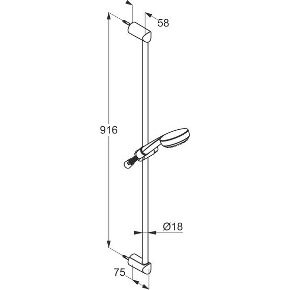 Душевой гарнитур Kludi Logo 1S 6819005-00 - фото 6
