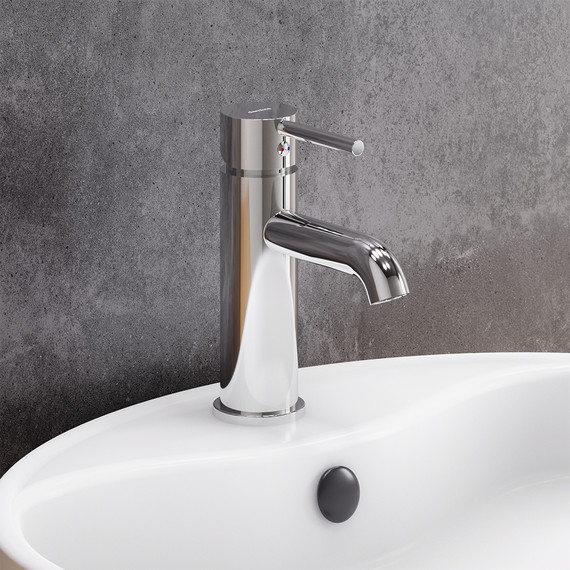 Смеситель для раковины Damixa Scandinavian Pure 360210000, Цвет производителя: хром - фото 3