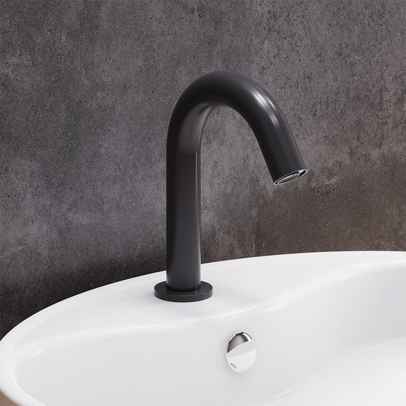 Смеситель для раковины сенсорный Damixa Scandinavian Pure 360290300, черный, Цвет производителя: чёрный - фото 3