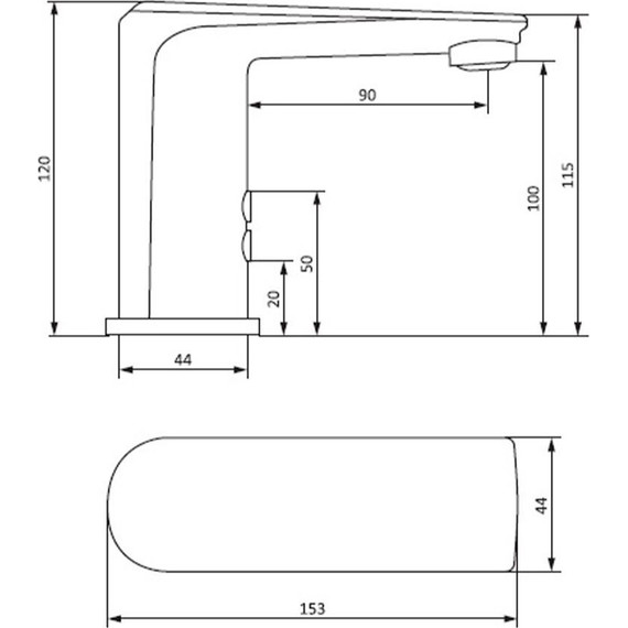 Смеситель для раковины сенсорный Damixa Jupiter 770290000, Цвет производителя: хром - фото 8