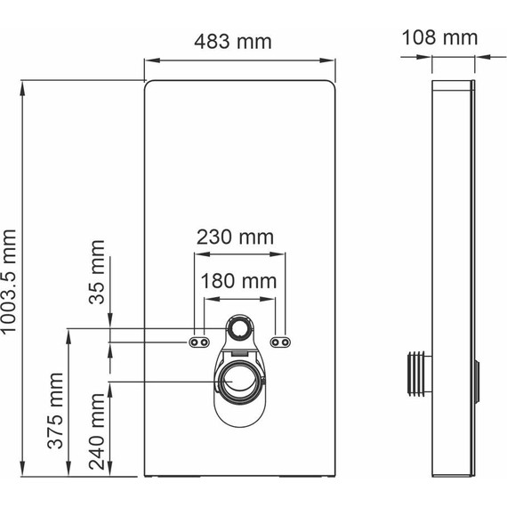 Инсталляция для унитаза WasserKraft Naab 86TLT.040.SE.WH - фото 6