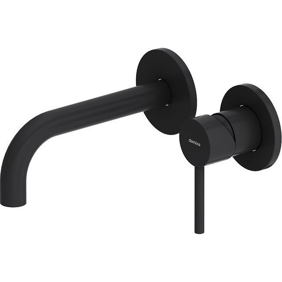 Смеситель для раковины настенный Damixa Scandinavian Pure 360260300, черный, Цвет производителя: чёрный - фото 