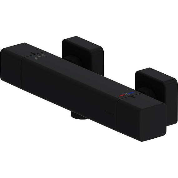 Смеситель для душа с термостатом Damixa Gala 536000300, черный, Цвет производителя: чёрный - фото 