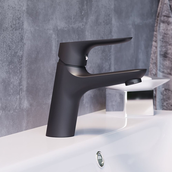 Смеситель для раковины Damixa Jupiter 770210301, черный, Цвет производителя: чёрный - фото 3