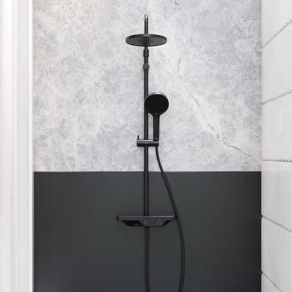 Душевая стойка Damixa Apollo 947730300, черный - фото 3